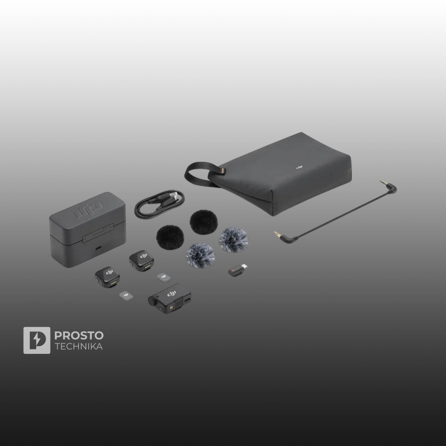 Беспроводной микрофон DJI MIC Mini (2 TX + 1 RX + Charging Case)